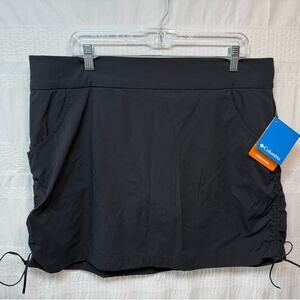 Columbia Women's Black Side Cinch Skort, Size XL - NEW!